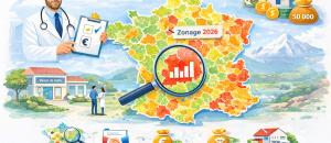 Carte 2026 des zones sous-denses en médecins : Guide et aides